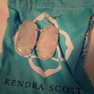 Light pink and gold Kendra Scott earnings